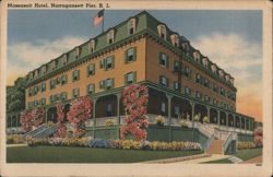 Massasoit Hotel, Narragansett Pier, RI Postcard