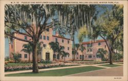Pugsley and Mayflower Halls, Rollins College Postcard