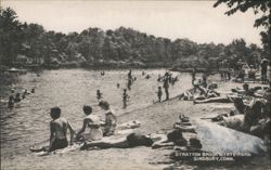 Stratton Brook State Park Beach Postcard