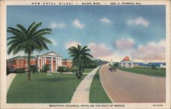 New Hotel Biloxi on the Gulf of Mexico Postcard