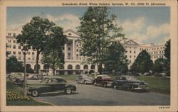 Greenbrier Hotel (2000 Ft. Elevation) Postcard