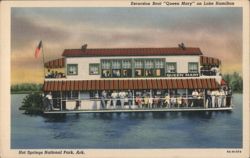 Excursion Boat "Queen Mary" on Lake Hamilton Postcard