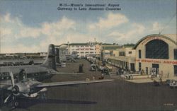Miami's International Airport, Gateway to Latin America Postcard