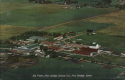 Air View, Fort Dodge Serum Co., Fort Dodge, Iowa Postcard