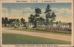 Jersey Cottages on U. S. #1, South Jacksonville, FL Postcard
