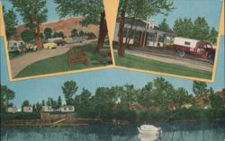 Lost Lake Fishing & Hunting Camp, Colorado River Postcard