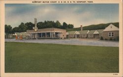 Newport Motor Court, Newport, Tennessee Postcard
