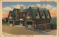 Burns Gables on Mt. Gaylor, Winslow, AR Postcard
