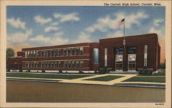Corinth High School Postcard