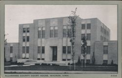 Allamakee County Court House, Waukon, Iowa Postcard