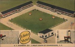 Edisto Motel - US Highway 301, Orangeburg, SC Postcard