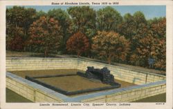 Abraham Lincoln Homestead Memorial, Lincoln City, Indiana Postcard