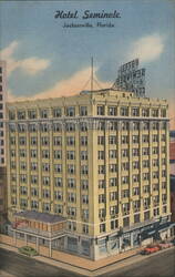Hotel Seminole, Jacksonville, Florida Postcard