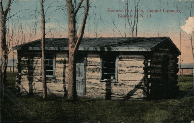 Roosevelt's Cabin, Capitol Grounds, Bismarck, ND North Dakota