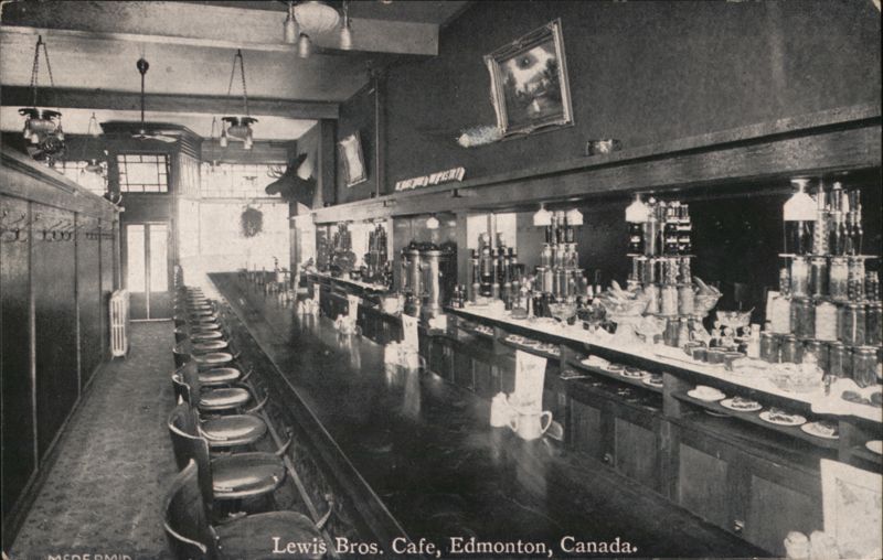 Lewis Bros. Cafe Interior, Edmonton, AB Canada Alberta