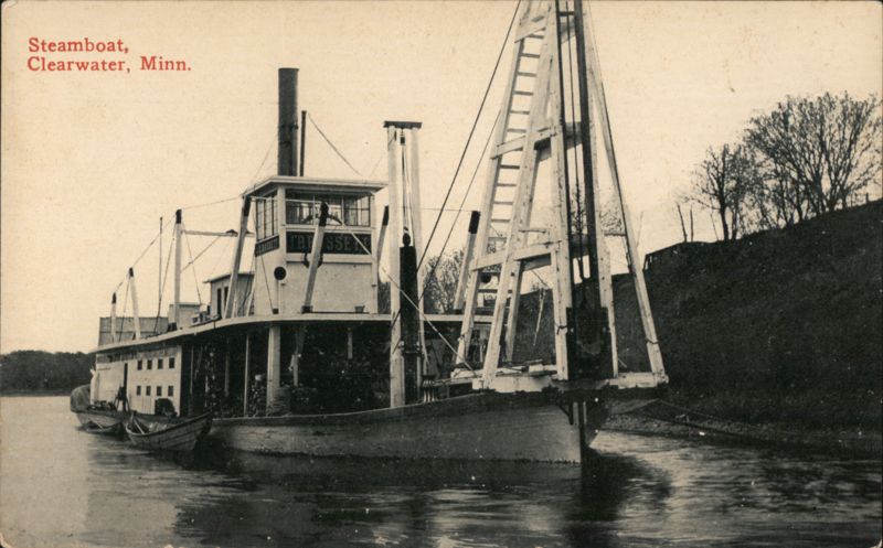 Steamboat on River, Clearwater, MN Minnesota