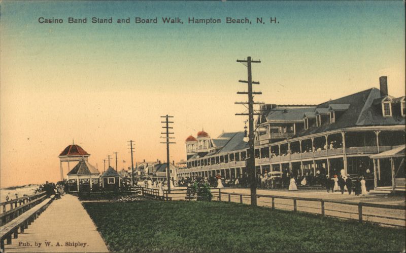 Casino Band Stand and Board Walk, Hampton Beach New Hampshire