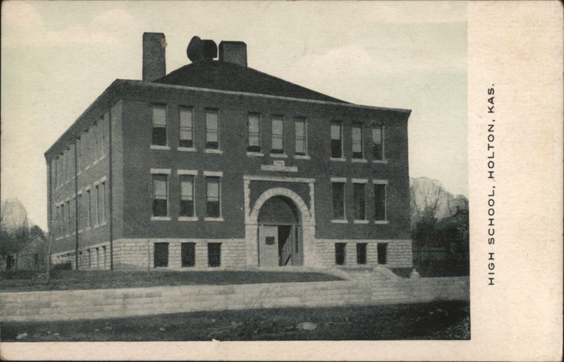 Holton, Kansas High School Building