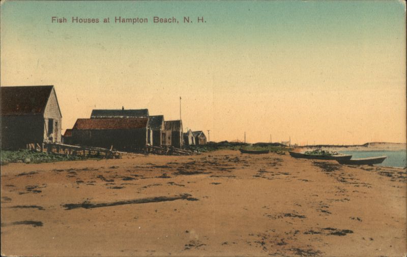 Fish Houses at Hampton Beach, NH New Hampshire