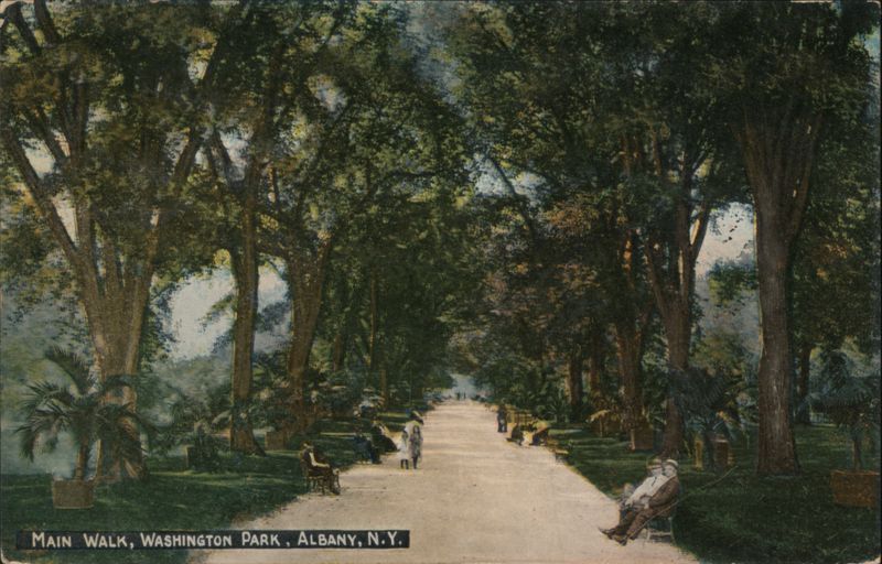 Main Walk, Washington Park, Albany, NY New York