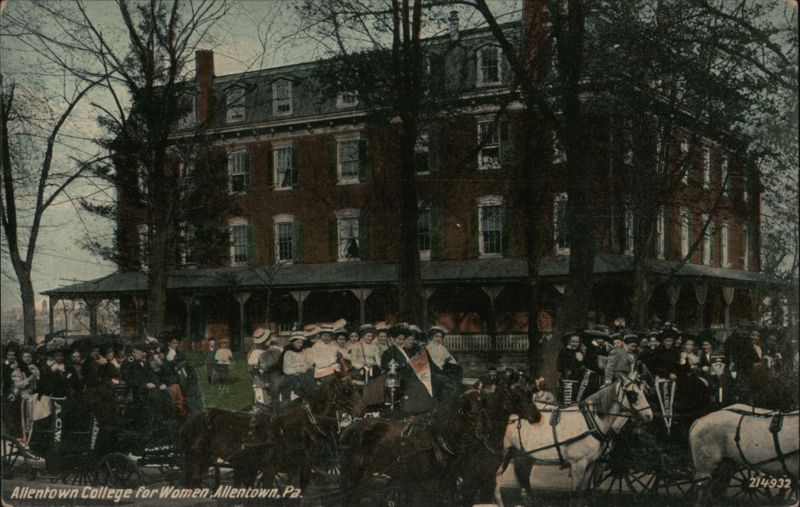 Allentown College for Women with Horse-Drawn Carriages Pennsylvania