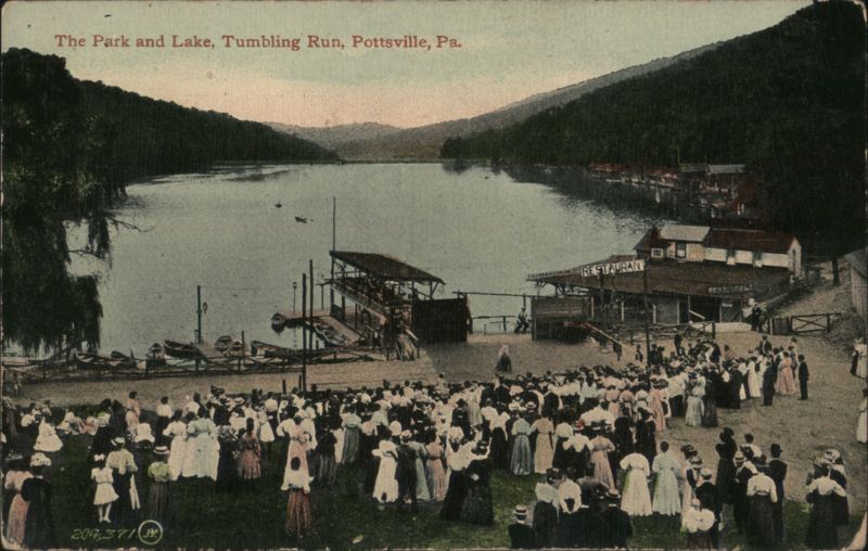 Park and Lake, Tumbling Run, Pottsville, PA Pennsylvania