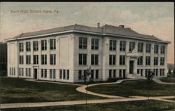 Kane High School, Kane, PA Postcard