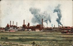 Steel Works, C. F. & I. Co., Pueblo Postcard