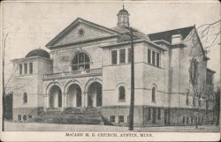 McCabe M. E. Church, Austin, Minnesota Postcard