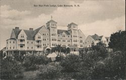 Soo Nipi Park Lodge, Lake Sunapee, NH Postcard