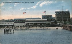 Highland Bathing Beach, Oak Bluffs Postcard