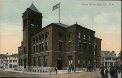 Post Office Building, Asheville, NC Postcard