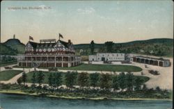 Riverside Inn, Hooksett, NH Postcard