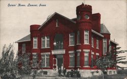 Saints' Home, Lamoni, Iowa Postcard