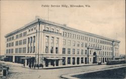 Public Service Bldg., Milwaukee, WI Postcard