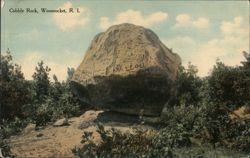 Cobble Rock, Woonsocket, R.I. Postcard