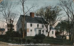 Dagget House (built 1812), Dagget Park, Pawtucket, RI Postcard
