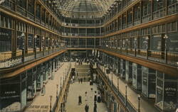 Superior Arcade Interior, Cleveland, Ohio Postcard
