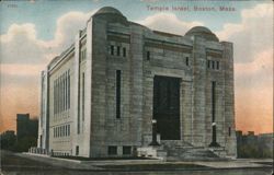 Temple Israel, Boston, MA Postcard