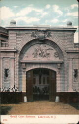 Gould Court Entrance, Lakewood, NJ Postcard