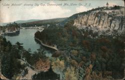 Lake Mohonk, Sky Top, and Shawangunk Mountains Postcard