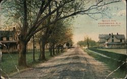 Beach Ave. Looking South, Keansburg, NJ Postcard
