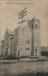Methodist Church, Doylestown, PA Postcard