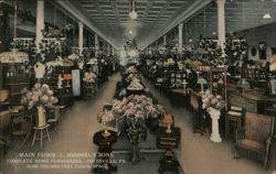 Main Floor, L. Hummel's Sons, Complete Home Furnishers Postcard