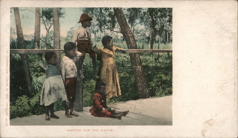 African American Children Waiting for the Circus, 1902