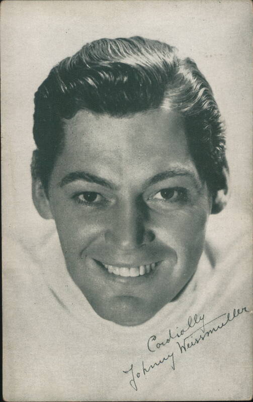 Johnny Weissmuller Smiling Portrait Actors