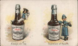 Pabst Malt Extract The Best Tonic with Boys in Sailor & Police Uniforms Trade Card