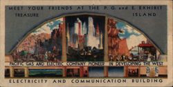 Pacific Gas & Electric Exhibit, Treasure Island, Golden Gate International Exposition Trade Card