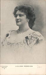 Lillian Nordica Portrait Postcard