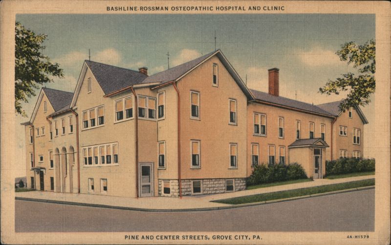 Bashline-Rossman Osteopathic Hospital and Clinic Grove City Pennsylvania